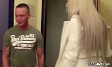 She says, 'Help me with this fuck, brother-in-law,' as the blonde teen 18+ blows his cock for a facial cumshot