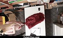 British teen gets caught shoplifting at the store