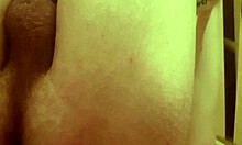 does this guy stimulate his ass with a dildo in the bathroom?