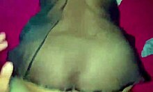 amateur girl gets fucked doggy style, showing big tits and ass.