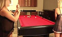 Tiny Becky with Lesbian Friend Gets Naked