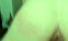 Amateur wife rides in reverse cowgirl fingering her clit