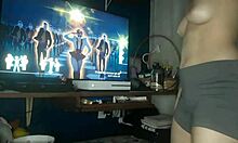 Good Girl Brunette With Big Natural Tits Fucks Her Wet Pussy In The Bathroom.