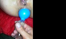 she says, 'watch me use these toys for some anal fun at home'