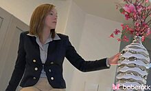 Solo Blonde Hottie Molly Manson Masturbating Excitingly at Home