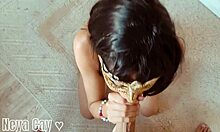 neya cay delivers intense pov blowjob to milf