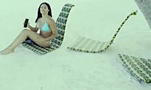 Brunette Latina With Natural Tits Fucked Hard By Stepbrother On Vacation