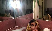 Zaharii Plays With Her Tits And Ass In The Jacuzzi Pool