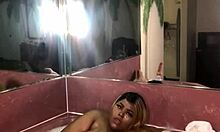 Zaharii Plays With Her Tits And Ass In The Jacuzzi Pool