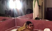 Zaharii Plays With Her Tits And Ass In The Jacuzzi Pool