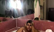 Zaharii Plays With Her Tits And Ass In The Jacuzzi Pool
