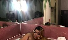 Zaharii Plays With Her Tits And Ass In The Jacuzzi Pool