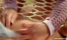 Rebekah and Tereza explore their lesbian sides with toys