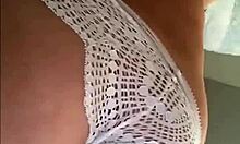 blonde teen 18+ and transparent anal dildo