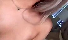 blonde teen 18+ and transparent anal dildo