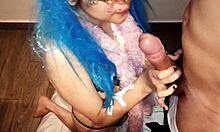 i suck and choke on this big dick for you