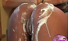 Tabatha Sweet licking pussy like strawberries and cream backstage