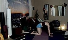 Lesson 18: Teaching a friend about pussy, tits, and ass in a sexy instruction session with small tits and big ass