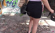 hey, wanna see tiny mary jane get rough outdoor casting action?