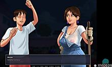 summertime saga 53 • the neighbours tits are amazing