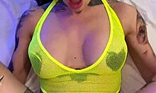 sexy tattooed hottie misha montana moans in missionary