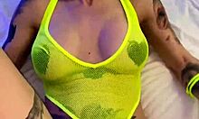 sexy tattooed hottie misha montana moans in missionary