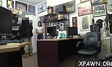 Curvy and lickable dilettante is feeling some pressure