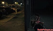 Spex Teen Roughfucked Publicly With Bondage.