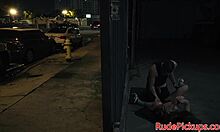 Spex Teen Roughfucked Publicly With Bondage.