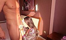 Passionate Cowgirl And Blowjob - Anal Creampie