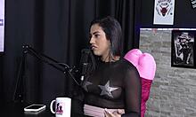 Karen Bessa's Sheer Red Gangbang With Thirteen Men