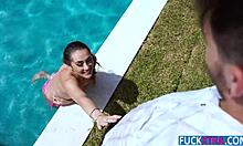 petite mackenzie mace fucking her married neighbor at the wedding 😈