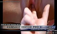 Amateur teen gets creampied with monster cock on webcam