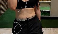 i convnced estefani from gym to be my hot slut