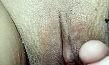 casal edu e aline close-up penetration with cumshot on wet pussy