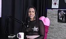 Karen Bessa's Sheer Red Gangbang With Thirteen Men