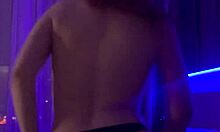 Does the redheaded beauty play with her sweet pussy?