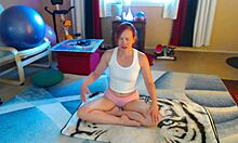 cute babe aurora willows does day flow yoga