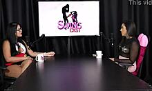 Karen Bessa's Sheer Red Gangbang With Thirteen Men