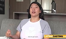 Huge tits Latina nails tit fuck and deepthroat at fake casting! 🔥