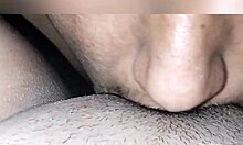 entered my cousin's room, she was distracted, i licked her pussy and she agreed to everything