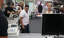 Tight Pussy Fucking And Blowjob In The Shop, Caught On Camera For All To See This Day