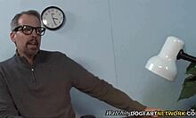 Teen Paris Gables eagerly takes huge black cock in interracial scene