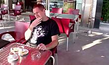 A Beautiful Shapely Young 18+ Brunette Hunts For A Monster Cock On The Street, Leading To Blowjob And Cumshot.