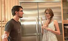 Watch this sexy brunette get her wet pussy fucked hard tonight?