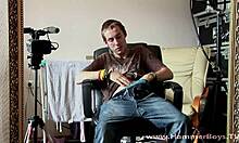 Patrik gregor home alone getting assfucked bareback by big cock