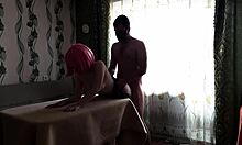 cute japanese teen feels intense pleasure in cosplay tutor fucking