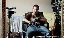 Patrik gregor home alone getting assfucked bareback by big cock