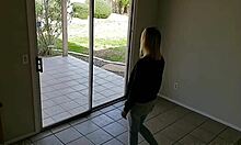 strangers' house becomes their playground for public doggystyle. neighbors might watch!