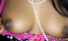 Oh Yes! Pounding That Ebony Teen's Ass in POV!